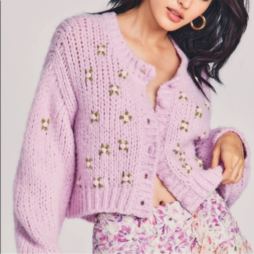 LSF Emilie cardigan in rosebud